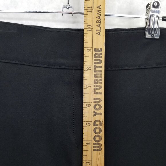 Spanx Ponte Kick Flare Pant Petite Sm Black The Perfect Fit #20386Q Stretch Crop - Picture 14 of 16